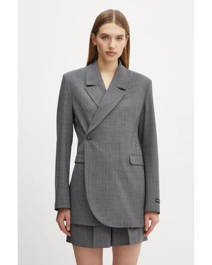 Herskind Blazer Con Aggiunta Di Lana Lilith - Grigio