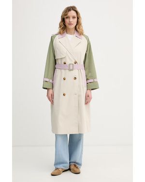 Benetton Cappotto Trench Da Donna - Neutro