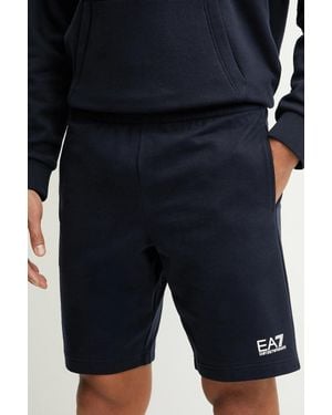 EA7 Pantaloncini Da Tuta Da Uomo - Blu