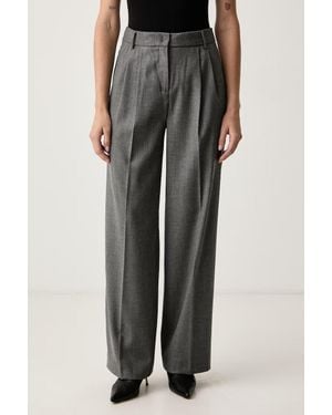 MAX&Co. Pantaloni Da Donna Con Lana Valzer - Nero