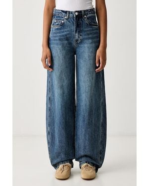 Gestuz Jeans Barrel Da Donna Gzmelu - Blu