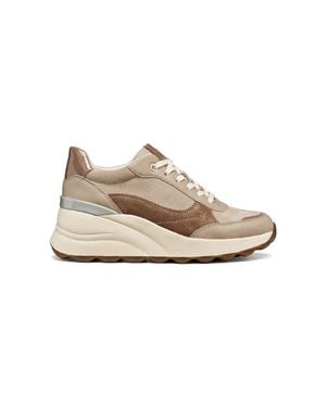 Geox D Spherica Ec13 Sneakers Da Donna - Neutro