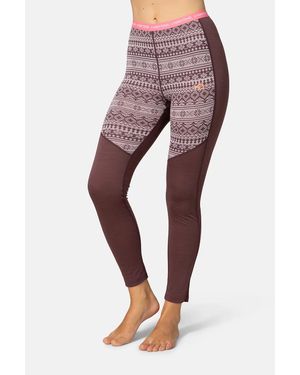 Kari Traa Leggins Funzionali Da Donna Con Lana Mina - Viola