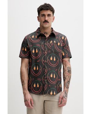 Hurley Camicia Da Uomo Con Cotone - Nero