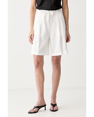 ViCOLO Pantaloncini Da Donna Con Viscosa - Bianco