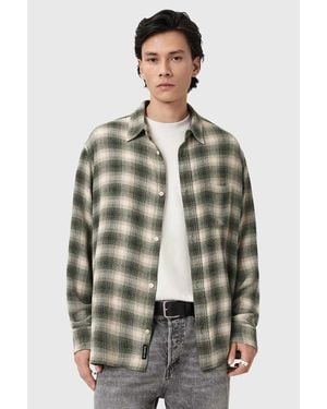 AllSaints Camicia Da Uomo Lumley - Verde