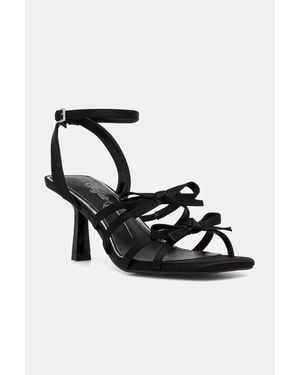 Buffalo Sandali Su Una Spilla Kaida Bow - Nero