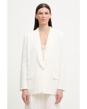 Munthe Giacca Da Donna Con Viscosa Kliomi - Bianco