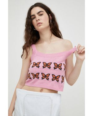 Levi's Levi's Top Con Aggiunta Di Lana - Rosa