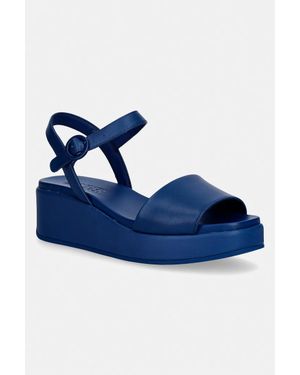 Camper Sandali Su Un Cuneo Da Donna - Blu