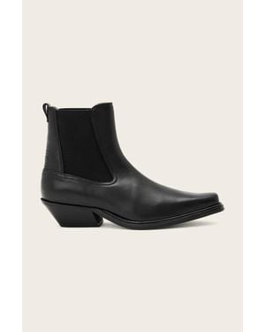 AllSaints Stivali Alla Caviglia Da Donna - Nero