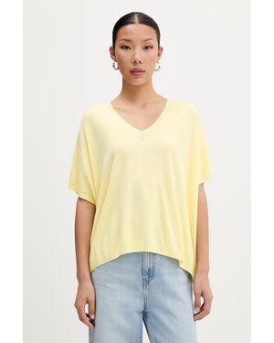 ViCOLO Maglione Da Donna Con Viscosa - Giallo