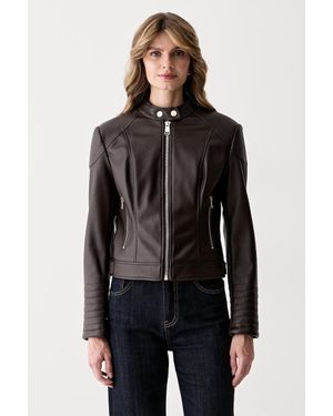 Guess Giacca Di Mezza Stagione Da Donna Marlene - Nero