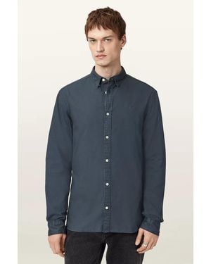 AllSaints Camicia Da Uomo - Blu