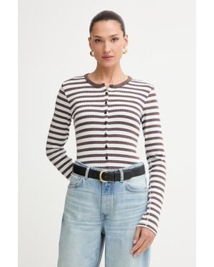 Rag & Bone Cardigan Da Donna Con Viscosa - Blu