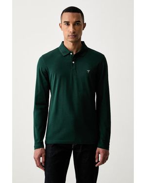 Guess Maglietta A Maniche Lunghe Da Uomo - Verde