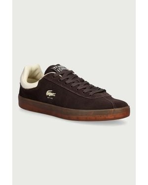 Lacoste Baseshot Sneakers Da Uomo - Marrone