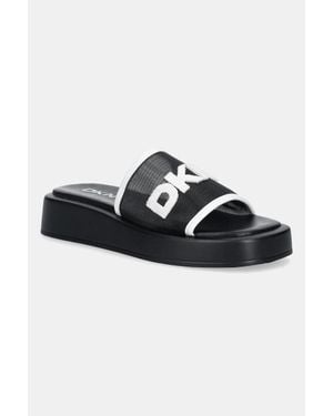 DKNY Ciabatte Slide Da Donna - Nero