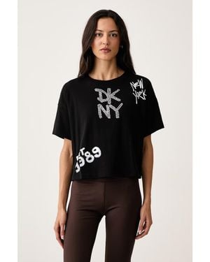 DKNY T-Shirt Da Donna - Nero