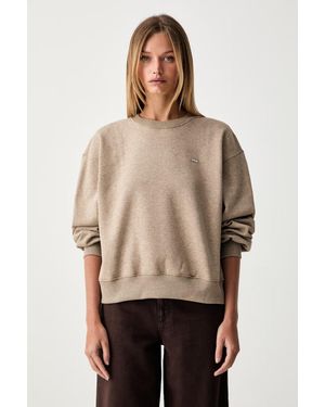 Levi's Levi's Felpa Da Donna Con Cotone Everyday Crew - Neutro