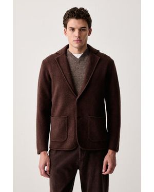 Benetton Giacca Da Uomo - Marrone