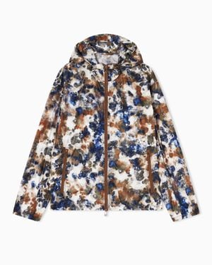 ARMANI EXCHANGE Lightweight Windbreaker Made Of Technical Nylon - Multicolor