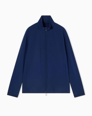 ARMANI EXCHANGE Technical Fabric Blouson - Blue