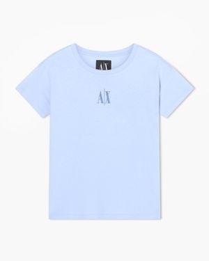 ARMANI EXCHANGE Boyfriend Fit T-Shirt - Blue