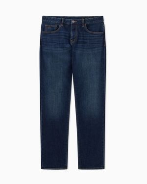 ARMANI EXCHANGE Stretch Cotton Denim Jeans - Blue