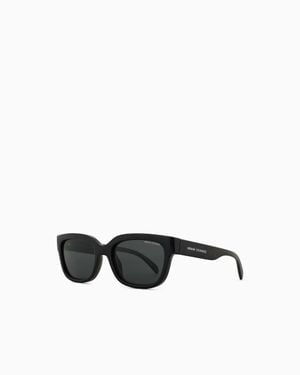 ARMANI EXCHANGE Irregular-Shaped Sunglasses - White
