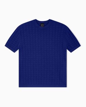 ARMANI EXCHANGE Regular Fit Pullover - Blue