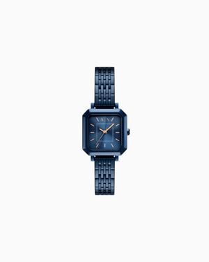 ARMANI EXCHANGE Three-Hand Stainless Steel Watch - Blue