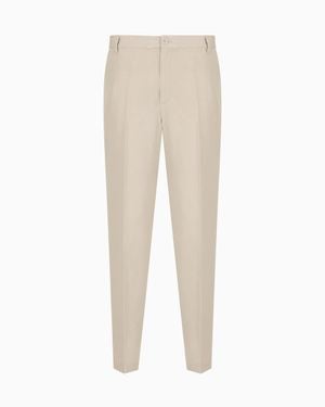 ARMANI EXCHANGE Poplin Chino Pants - Natural