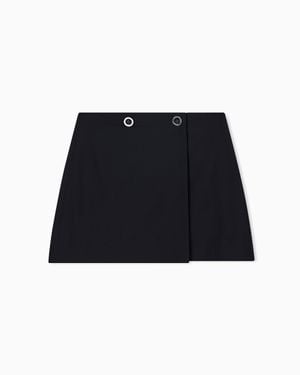 ARMANI EXCHANGE Short Skirts - Black