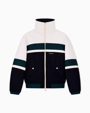 ARMANI EXCHANGE Regular Fit Blouson Jacket - Blue