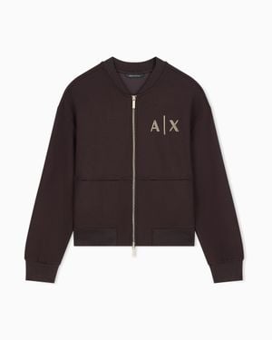 ARMANI EXCHANGE Bomber Jacket - Purple