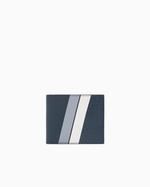 ARMANI EXCHANGE Bifold Card Holder - Blue