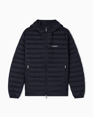 ARMANI EXCHANGE Hooded Down Jacket - Black
