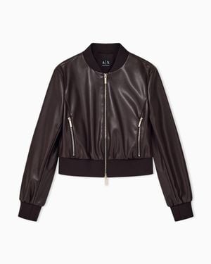 ARMANI EXCHANGE Blouson Jacket - Black