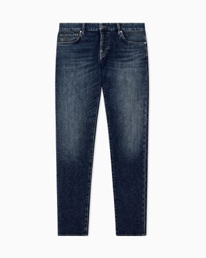 ARMANI EXCHANGE 5 Pockets Pant Slim Fit Stretch Cotton Denim - Blue