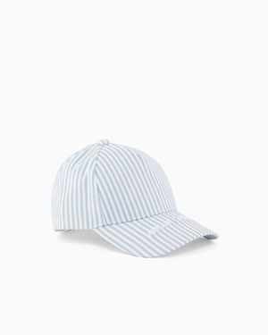 ARMANI EXCHANGE Cap With Visor And Logo - White