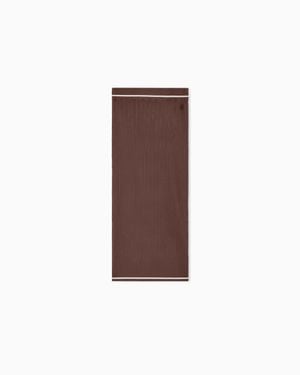 ARMANI EXCHANGE Ribbed Viscose Midi Skirt - Brown