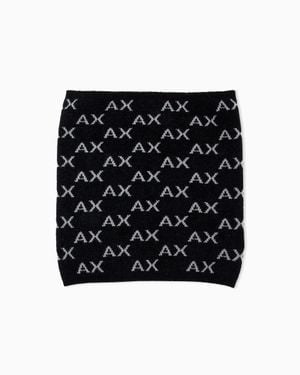 ARMANI EXCHANGE Scarf Knitted - Black