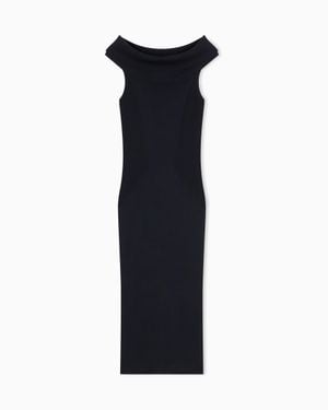 ARMANI EXCHANGE Slim Fit Dress - Black