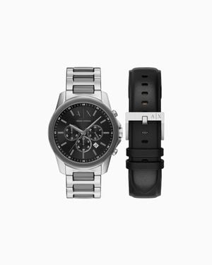 ARMANI EXCHANGE Quartz Watch And Strap - Black