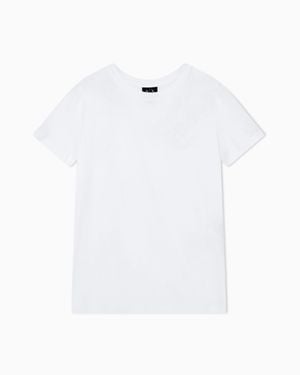 ARMANI EXCHANGE Regular Fit T-Shirt Cotton Jersey - White