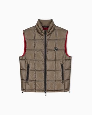 ARMANI EXCHANGE Down Jacket Nylon With Down Feather Padding - Brown