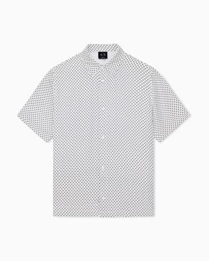 ARMANI EXCHANGE Oversized Fit Shirt - White
