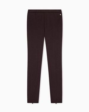ARMANI EXCHANGE Slim-Fit Leggings - Purple