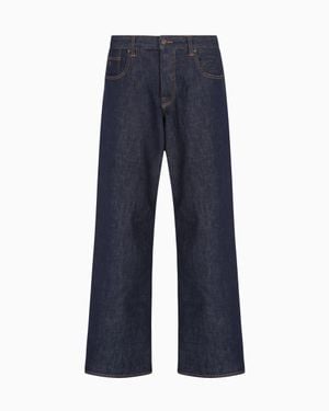 ARMANI EXCHANGE J83 Baggy Fit Jeans - Blue